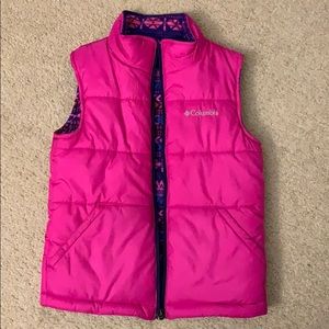 Columbia Ice Chips Reversible Fleece Puffer Vest